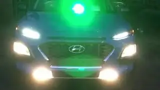 Clignotant vert aux pompiers/ green light for fire fighters