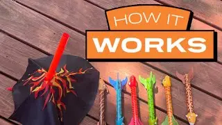 Watch how the Dinosaur Rocket Launcher works!
