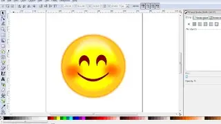 Inkscape Tutorial - How To Draw Simple Whatsapp Emoji Using Inkscape