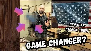 Новый шаблон для создания волнистых деревянных флагов в виде звезды