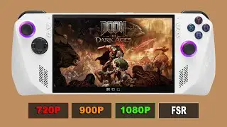 Doom The Dark Ages on the ROG Ally...
