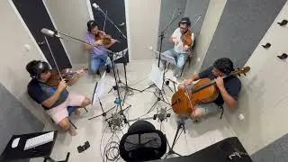 Grava&ccedil;&atilde;o com quarteto de cordas (strings) - Bozzo Barreti (Prod e Arr)