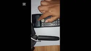 Matrix Inverse by using Calculator #fx -991MS #sinhala