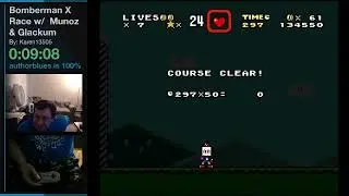 [smw] Bomberman X - Race vs. Glackum & 810Munoz