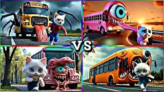 Tiles Hop Live - CAT 🐾SCHOOL BUS🚌 MONSTER - COFFIN DANE SONG🎶