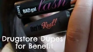 Drugstore Dupes for Benefits 'They're Real' and 'BAD Gal' Mascara