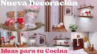 Decoración de mi  Cocina para San Valentín 2026💘 San Valentín Kitchen Decor
