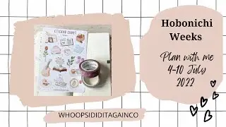 Hobonichi weeks ||  4-1- July 2022 || plan with me || Functional