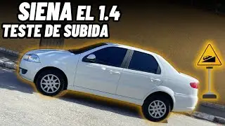 FIAT SIENA EL 1.4 - TESTE DE SUBIDA - o melhor sedan barato de manter.