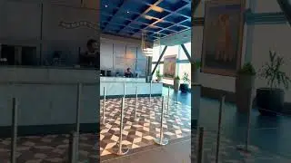 Entering into the brand new centurion lounge in Salt Lake City