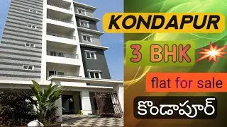 3 BhK flats @ kondapur - brand new // contact :-  8501001789