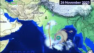 Next 25 Days Weather System Cyclone Storm WD Forec&agrave;st North Indian Ocean Bay Of Bengal. 