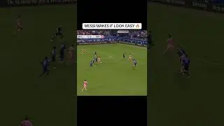 Messi made it look easy! (via MLS on Apple TV)