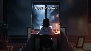 Rainy Vibes 🌧️ Relax in 15 seconds #shorts  #lofi  #animeambience #rainsounds #sleepsounds #rain