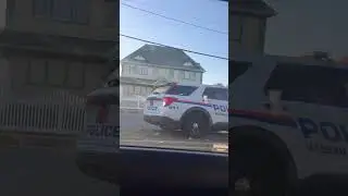 Nassau county police car 811 getting jumped