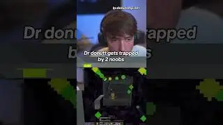 No way dr donutt gets to trapped by noobs #drdonut #drdonutt #donutsmp #donutmedia #fyp