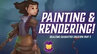 Painting & Rendering Realtime Character Design Part 3, Finale!