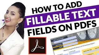 Создание заполняемого текстового поля в PDF-файле с помощью Adobe Acrobat Pro DC