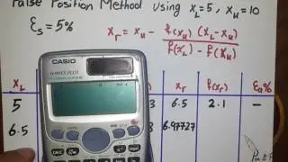 Bracketing Methods | False Position Method | Part 2: Example