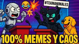 ChatGPT vs Deepseek: &iquest;LAS IAs PREFIEREN ANIMALES? (Debate Extremo)