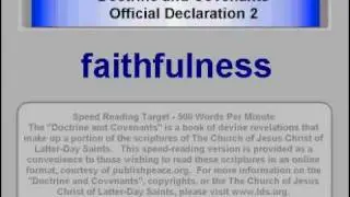 LDS D&C OD2 - Doctrine and Covenants Official Declaration 2 - www.publishpeace.org