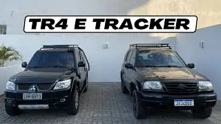 Detalhes desses dois projetos - Pajero TR4 e Chevrolet Tracker