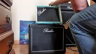 Review amplificador handmade Rusher Revolution-108 1x12 cabinet: Fender Stratocaster