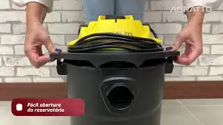 Aspirador P&oacute; e &Aacute;gua Turbo GT1500 Agratto