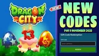 *Новые* коды Dragon City от 9 ноября 2025 г. || Как использовать код || Подарочные коды Dragon City