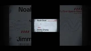 World's First Sperm Race: UCLA vs USC | Jimmy Zhang vs Noah Boat #short #trendingshorts #viralshort