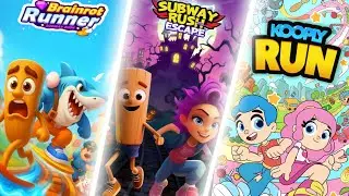 Brainrot Runner Subway Rush VS Subway Rush Escape Tung Tungsahur VS Kooplay Run gameplay walkthrough