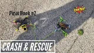 New Bando - New Frame Pirat Hook v2 (Kiss) - First Lipo - Crash & Rescue