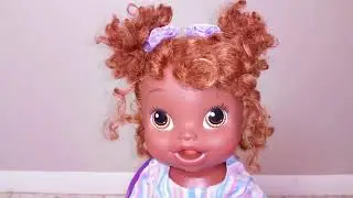 BABY ALIVE SUPER SNACKIN SARA BEST HAIR EVER! Bath & New Doll Clothes | BlueprintDIY Kids
