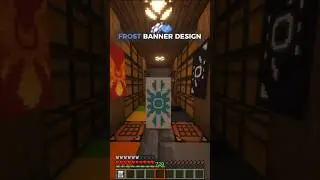 🧊Frost Banner Design❄️ #minecraft #banner