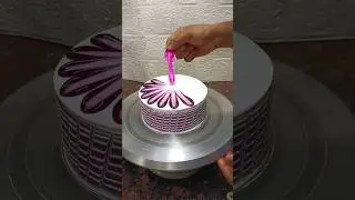 Vanilla blueberry cake design #youtubeshorts #viralvideo #cakedecorating #ytshorts #wow #art