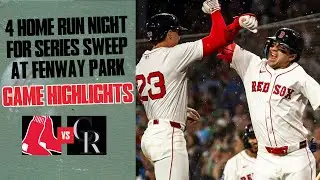 FULL HIGHLIGHTS: Red Sox Sweep Rockies with Game 3 Win (7/9/25)