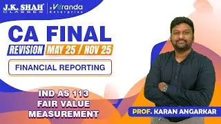 CA Final | Revision IND AS 113 | Hindi + English