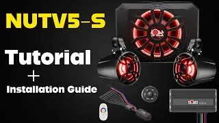NUTV5 S Pro Tutorial video | UTV & Golf Cart sound system