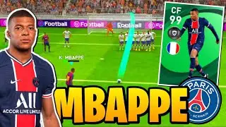FEATURED 99 RATED KYLIAN MBAPPE REVIEW || PES 2021 MOBILE