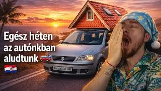 Egész héten az autónkban aludtunk🚗😴 Road trip 2. rész