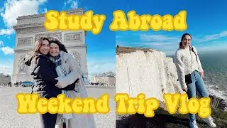 Study Abroad Weekend Trips Vlog | Paris, Rome, Dublin, + MORE