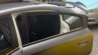 How to replace a dodge charger rear vent glass