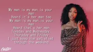 SZA - The Weekend ft. Calvin Harris ( funk wav Remix)  | l y r i c s |