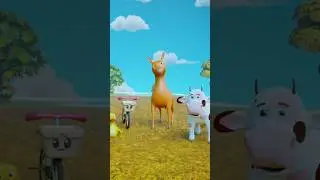 Hector Goes to the Farm Animals Song, Educational Rhyme #shorts #kindergarten #youtubeshorts #poem