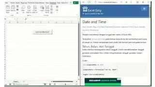 VBA 'String Manipulation, Date and Time' in Excel