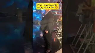 Пол Хейман приходит в ярость на фаната 😡 #wwe #raw