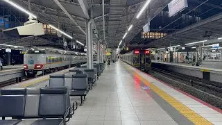JR西日本キハ189形3両＋キロ189形3両 回送列車 新大阪駅通過