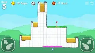 Flappy Golf 2 GRAPH LAND HOLE 1-9 Gold Star Walkthrough