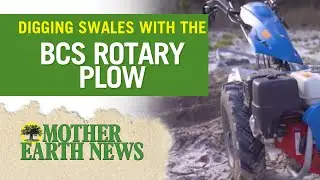 Digging a Micro-Swale with the Rotary Plow