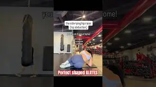 Training glutes: hip abductors, glute med. #workout #fitness #gym #glutes